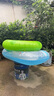 Bestway充气儿童船泳圈加厚耐磨卡通造型玩具水上泳圈玩具浮圈蓝色海豚 实拍图