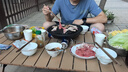 岩谷（Iwatani）烤盘 韩式烤肉户外露营野炊 加大款卡式炉圆形烧烤盘 ZK-25(JD) 实拍图