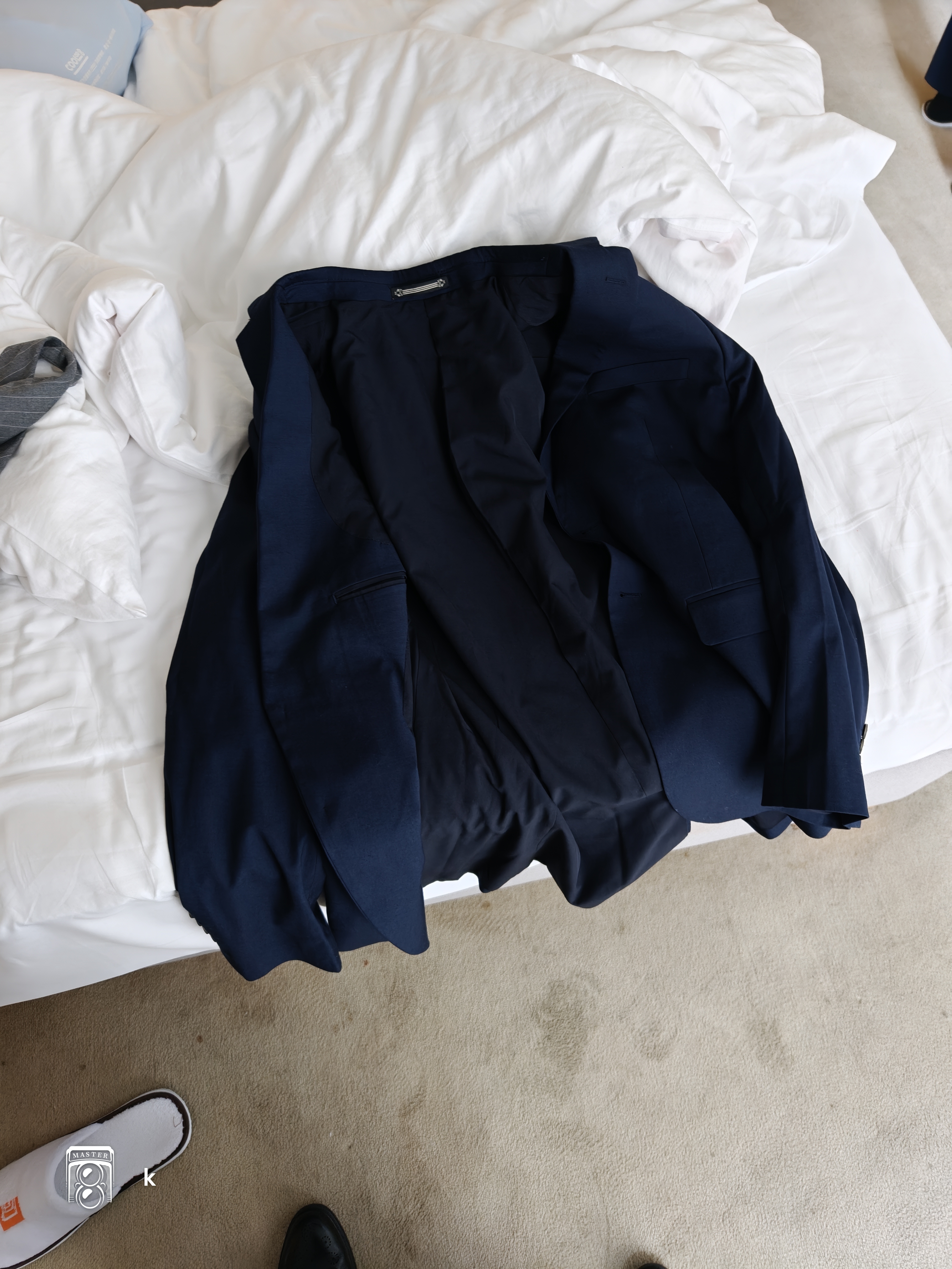 红豆西服套装男士修身职业正装商务西装套装伴郎服新郎服结婚礼服男装 实拍图