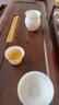 苏氏陶瓷丨超薄胎【马踏祥云】 素烧羊脂玉瓷盖碗功夫茶具套装 实拍图