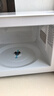 海尔（Haier）快捷微波炉家用小型 360°转盘加热 旋钮操控 易洁内胆 白色 6档火力 HW-M20J1W 实拍图