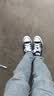 匡威（Converse）All Star夏季经典帆布男女低帮休闲运动鞋黑色101001 101001/黑色 39 实拍图