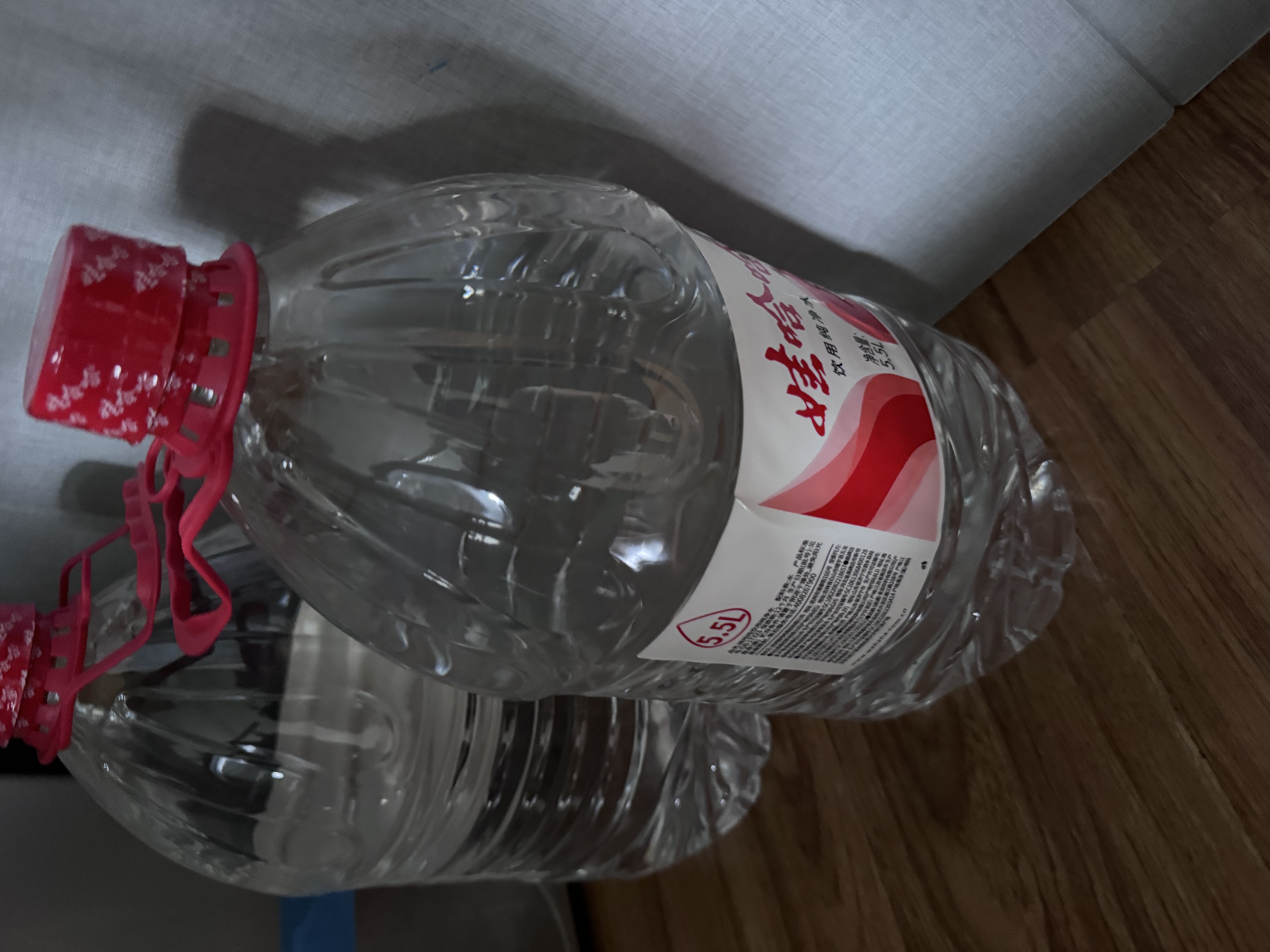 娃哈哈纯净水5.5L*4桶 塑膜装 加量装大桶装水 泡茶冲奶粉 哇哈哈饮用水 实拍图