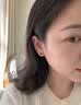 唐后（TH）红玛瑙纯银耳钉女新中式国风红色高级感精致小巧耳饰生日送女友 实拍图