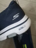 斯凯奇斯凯奇轻便一脚套懒人鞋编织网布透气休闲鞋健步鞋男 55500/NVY 海军蓝色 41 实拍图