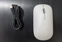 联想（Lenovo）无线蓝牙鼠标充电鼠标轻音鼠标 Air Handle充电版轻音双模鼠标 便携办公鼠标 白 实拍图