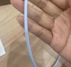 品胜苹果数据线iphone充电线快充适用iPhone14Pro/13/12/XR/11/8手机ipad平板USB充电器线车载编织蓝 实拍图