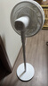 美的（Midea）【飓风节能】七叶柔风立式电风扇/家用轻音落地扇/台式小型风扇/大风力遥控定时摇头风扇 SAH35BSJ 实拍图