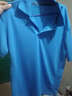 乔丹短袖t恤男士polo衫2025夏季透气冰丝宽松休闲翻领半袖运动上衣 湖蓝-速干100%聚酯纤维 M /170 实拍图