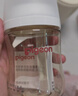 贝亲（Pigeon）自然实感第3代启衔奶嘴 宽口径奶嘴 SS号-1只装 0个月以上 BA129 实拍图