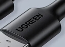 绿联USB3.0数据线公对公 移动硬盘盒高速传输双头USB连接线 笔记本接散热器机顶盒 1米 黑 60525 实拍图