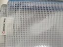 齐心（COMIX）10只A4文件袋网格拉链袋彩色小学生科目分类袋透明考试资料文具试卷收纳袋作业袋莫兰迪色 DS-872 实拍图