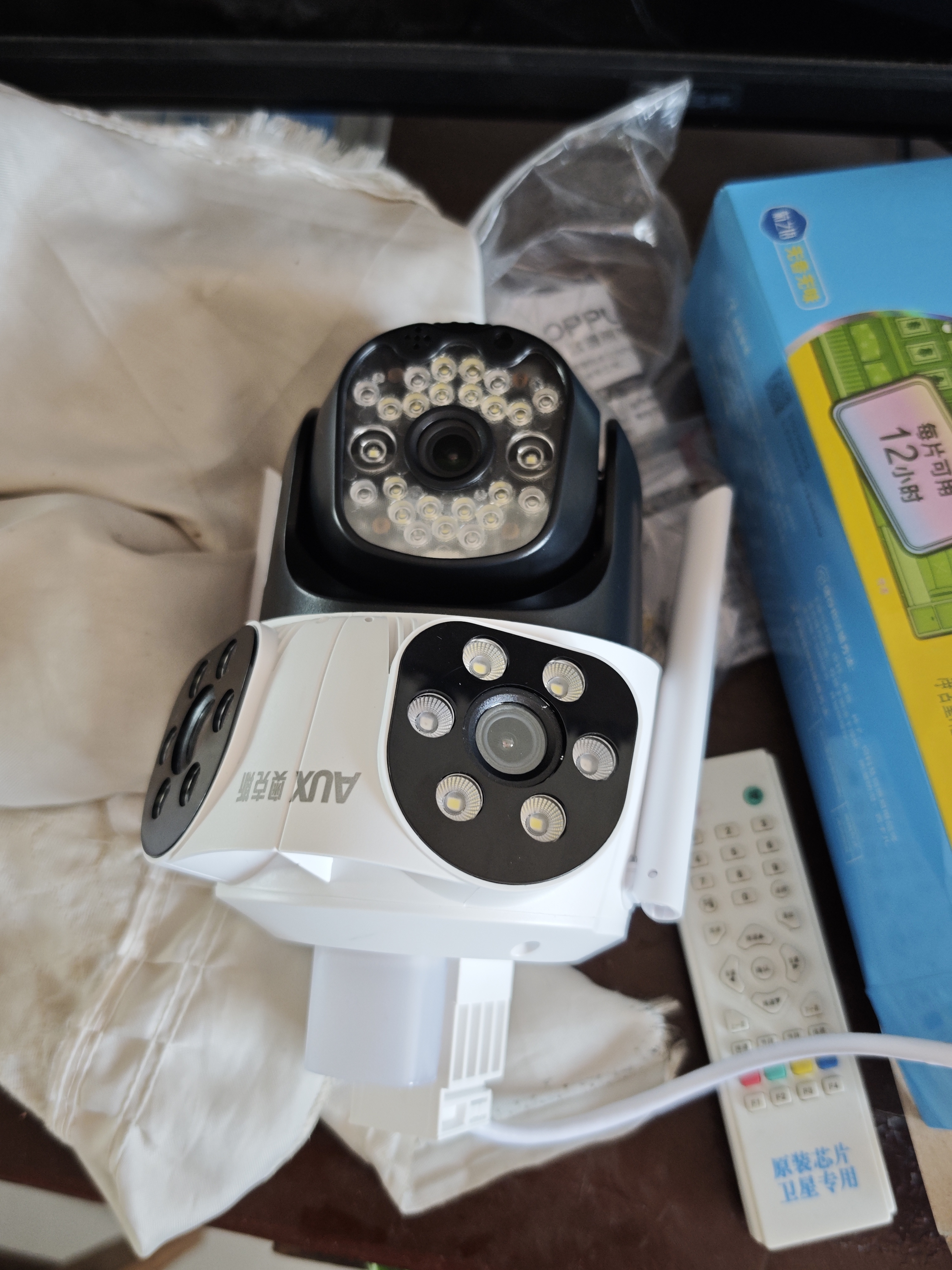 奥克斯高清室外摄像头防水手机远程无线wifi监控器360度无死角云台旋转无死角4g网络全景语音对话户外 实拍图