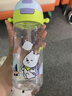 babycare儿童水杯二合一户外运动水杯吸管杯直饮幼儿园水壶上学专用600mL 实拍图