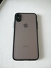 暴走 适用苹果x/xs手机壳 iPhoneX/XS保护套镜头全包防摔防指纹魔方硅胶直边撞色透明磨砂男女款黑 实拍图