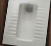 九牧（JOMOO）蹲便器家用蹲坑易清洁陶瓷蹲厕后排水不带存水弯14136-1/11K-2 实拍图