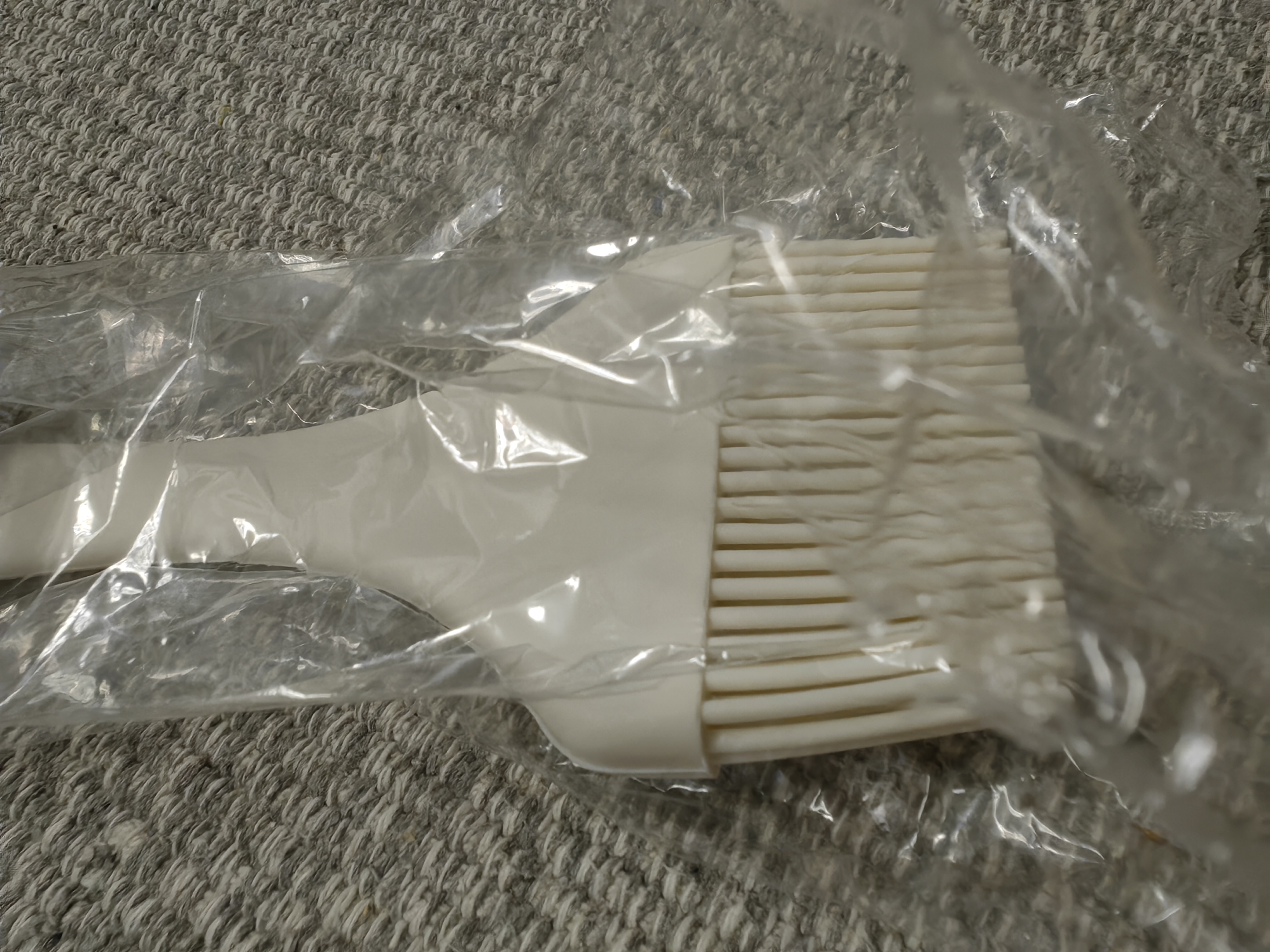 维简油刷食品级耐高温硅胶刷烧烤刷烧烤刷油刷子刷酱刷子不掉毛 7CM白 实拍图