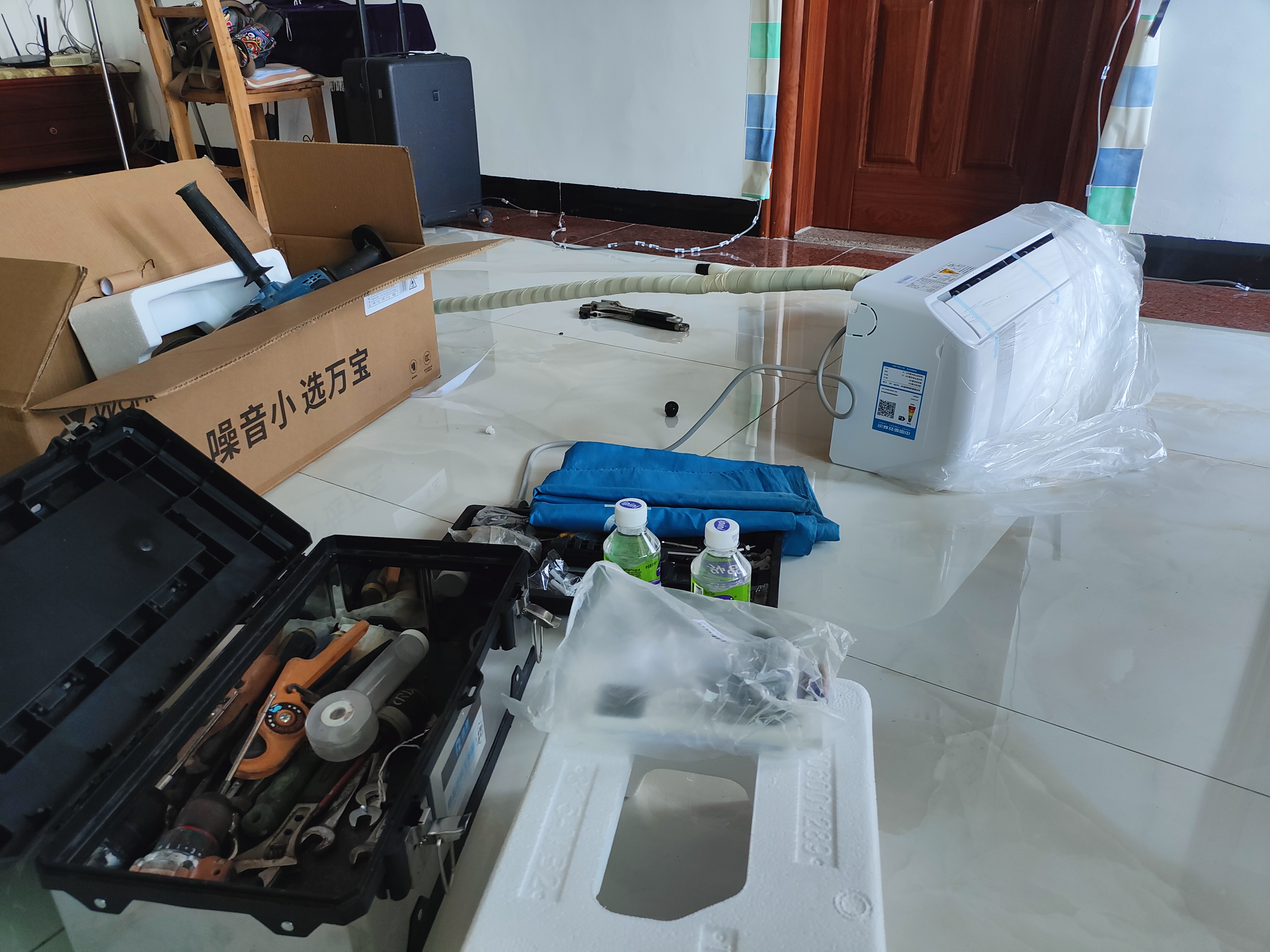 万宝空调京东联名大1.5匹冰速侠一级能效变频冷暖卧室壁式挂机外机单排铝管KFR-35G/BPWL7-W1(冰速侠) 实拍图