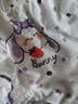 贝瑞加（Babyprints）宝宝内裤4条装女童平角短裤小女孩纯棉面包裤柔软打底裤 紫兔110 实拍图