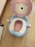 世纪宝贝（babyhood）儿童小马桶坐便器 婴幼儿便盆男女宝宝座便器PU软垫 卡洛红 实拍图