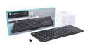 罗技（Logitech）K400Plus无线键盘触控 安卓智能电视电脑笔记本办公键盘  带无线2.4G接收器 黑色【团单优惠】 实拍图