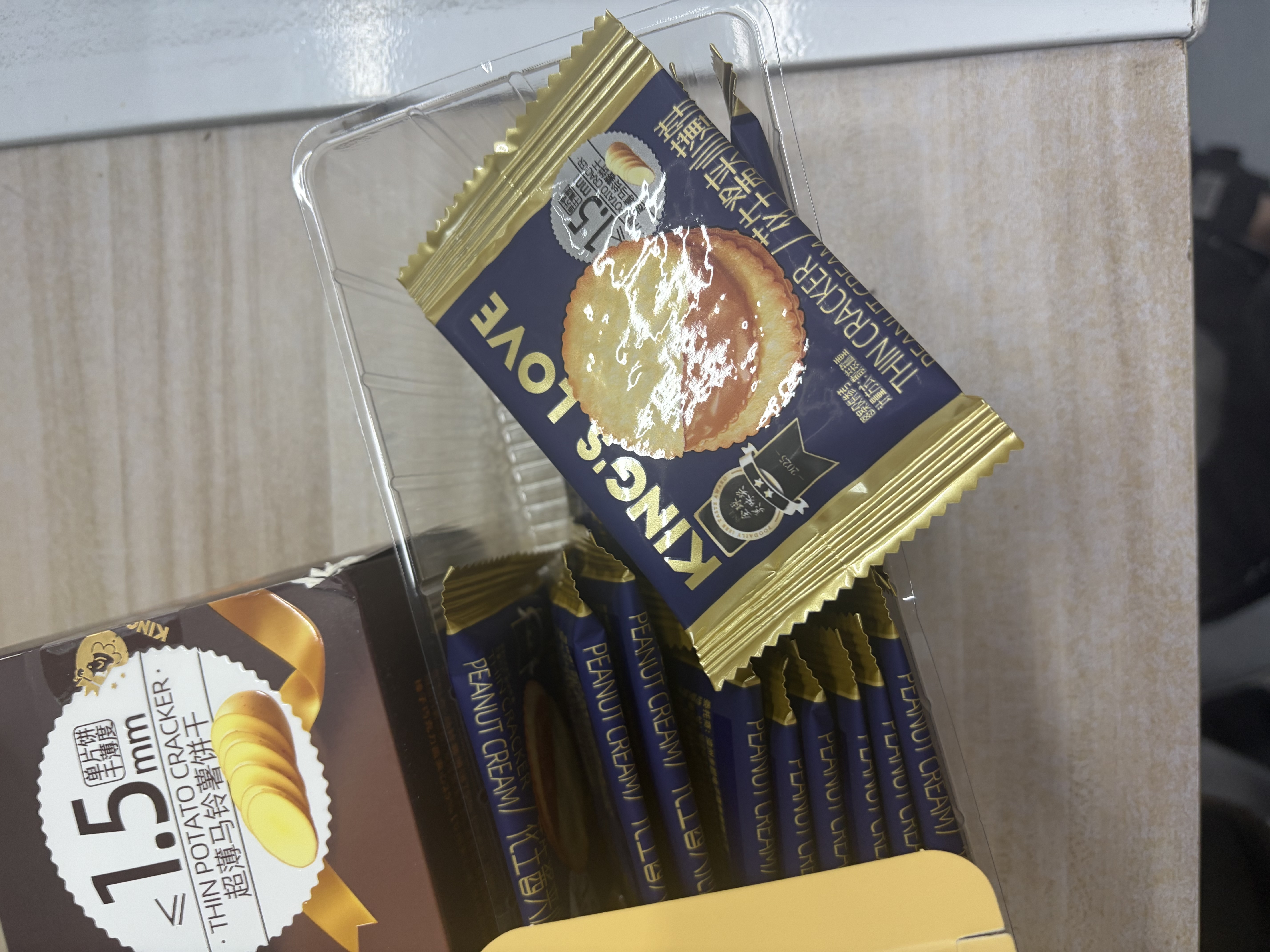 国王的赞赏花生酱夹心薄脆小点心360g马铃薯饼干山姆同款网红休闲零食 实拍图