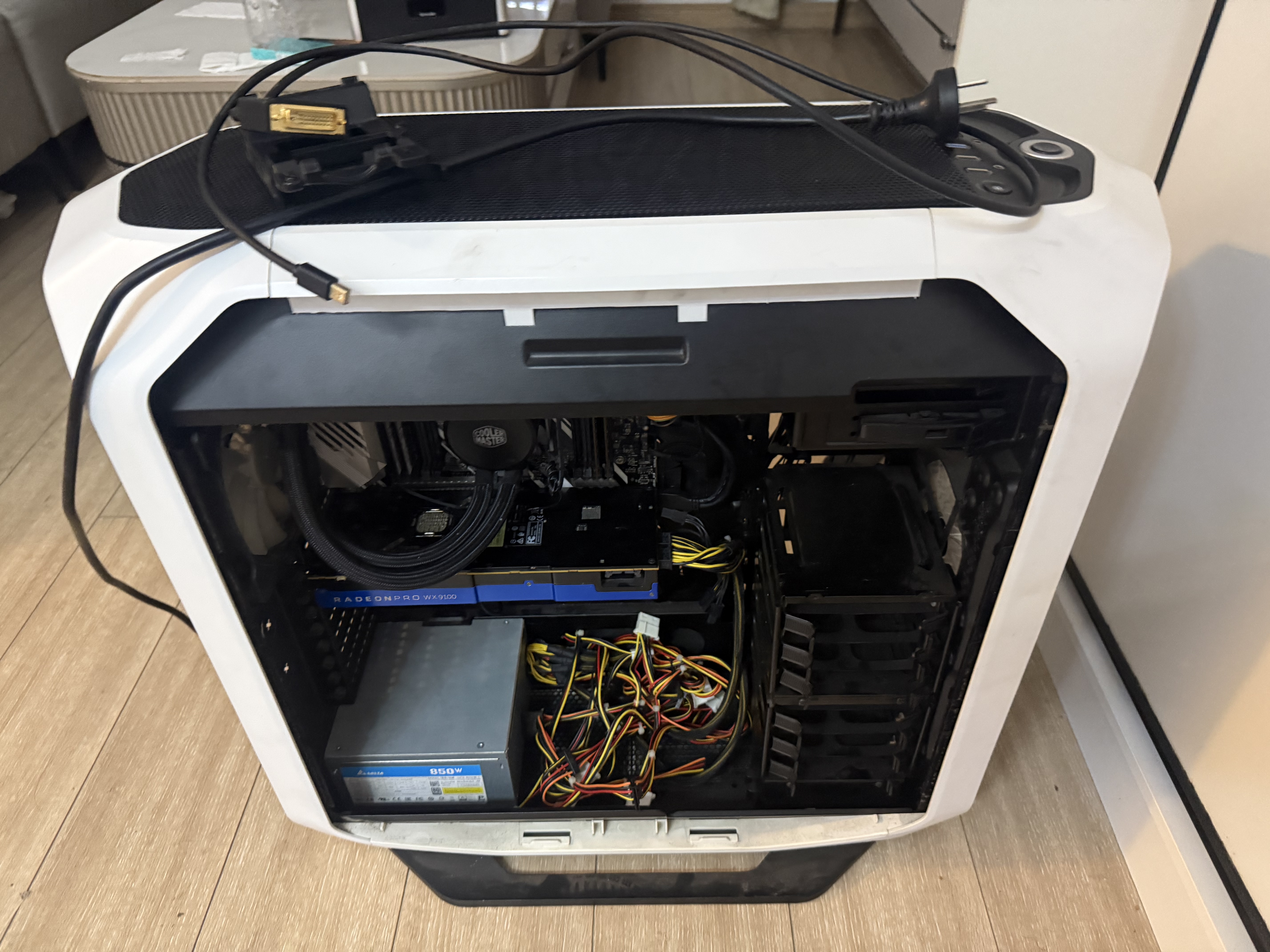 同城装机上门服务电脑DIY电脑系统安装ITX机箱组装走背线RGB灯效一体式水冷风冷神光同步 水冷/ITX/海景房/装机 不含系统安装(一口价) 实拍图