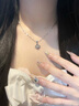 老凤祥纯足银999项链女士四叶草吊坠生日七夕情人节礼物送女友老婆实用 爆款推荐*项链[本地仓/就近发货] 实拍图