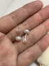 黛米S925银无核馒头圆5-6mm淡水珍珠耳钉七夕礼物送女友老婆 实拍图