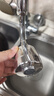 维简水龙头延伸器厨用龙头厨房防溅头万能接头花洒加长增压 硬管20cm 实拍图