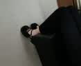 回力皮鞋女2026新款夏季百搭透气厚底jk玛丽珍乐福单鞋 2939 黑色 35 实拍图