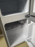 小鸭小冰箱迷你小型家用 冷藏冷冻两用宿舍寝室出租房用双门办公室电冰箱节能省电 【节能省电】128银色【一级能效 高效保鲜】30L 实拍图