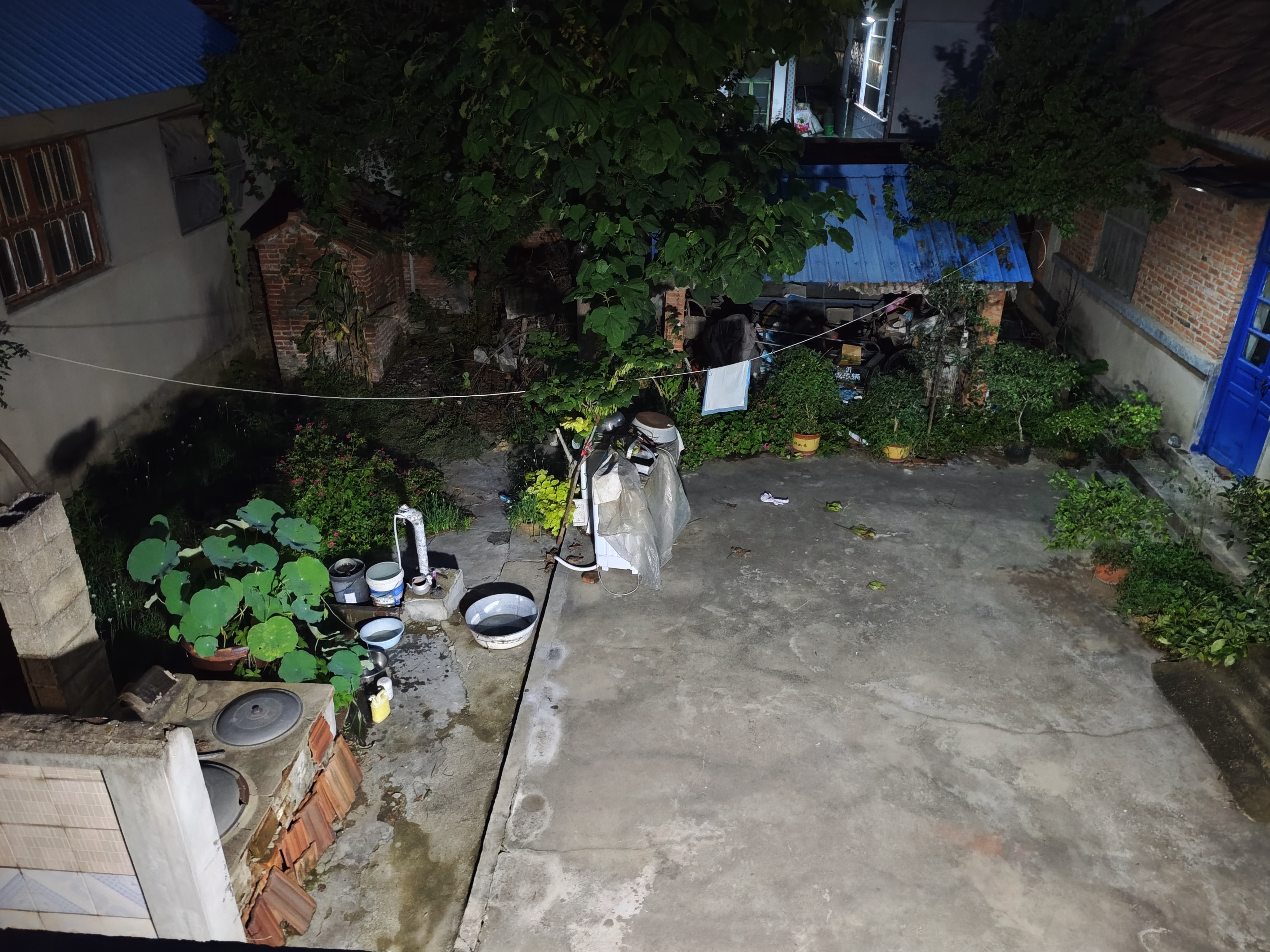 颖朗太阳能户外照明灯庭院灯新农村大功率超亮led投光灯家用防水路灯 实拍图