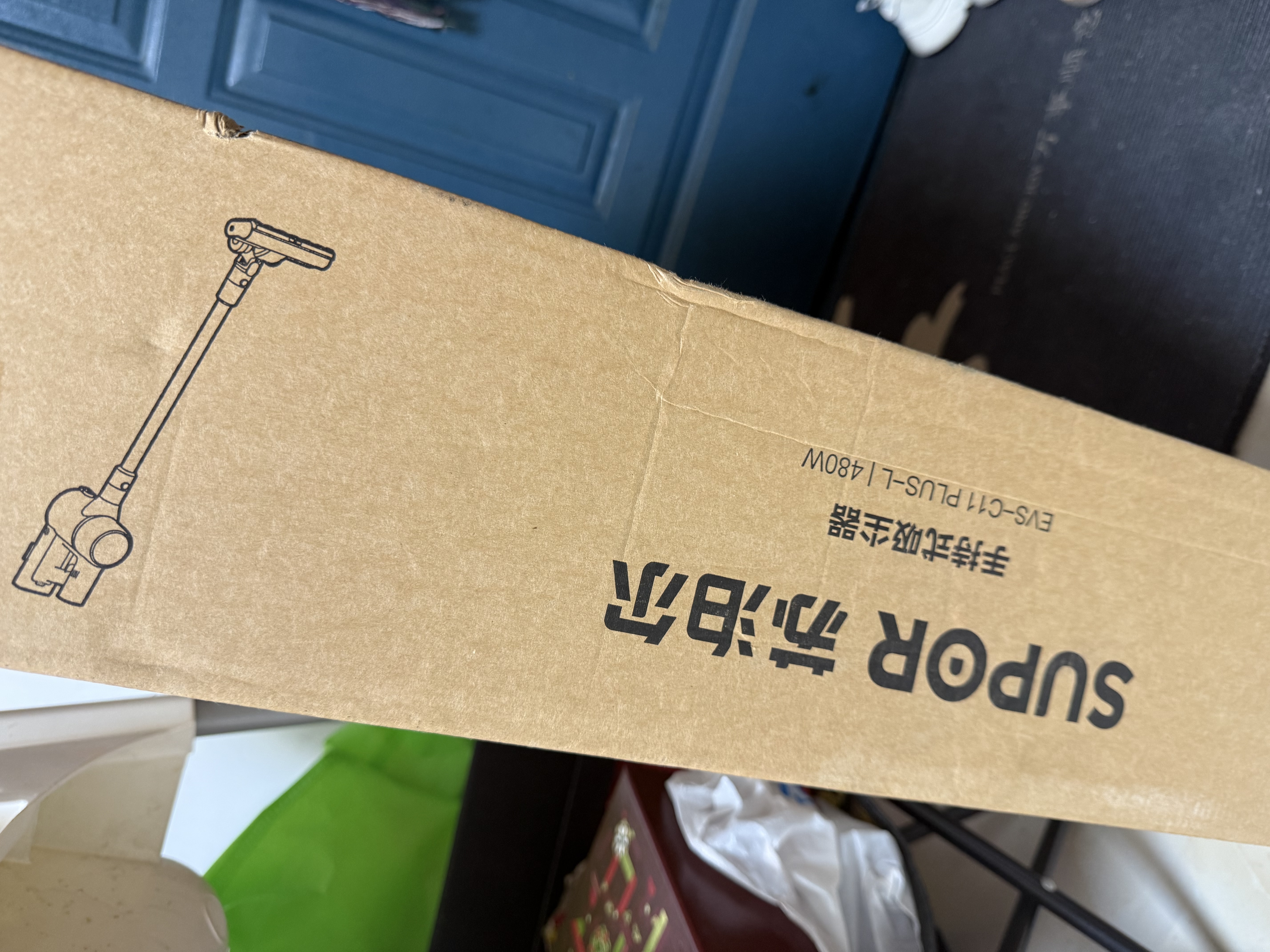 苏泊尔吸尘器家用无线绿光显尘车载大吸力智能调节除螨除尘猫毛狗毛宠物家庭【防缠绕】C11PLUS-L 实拍图