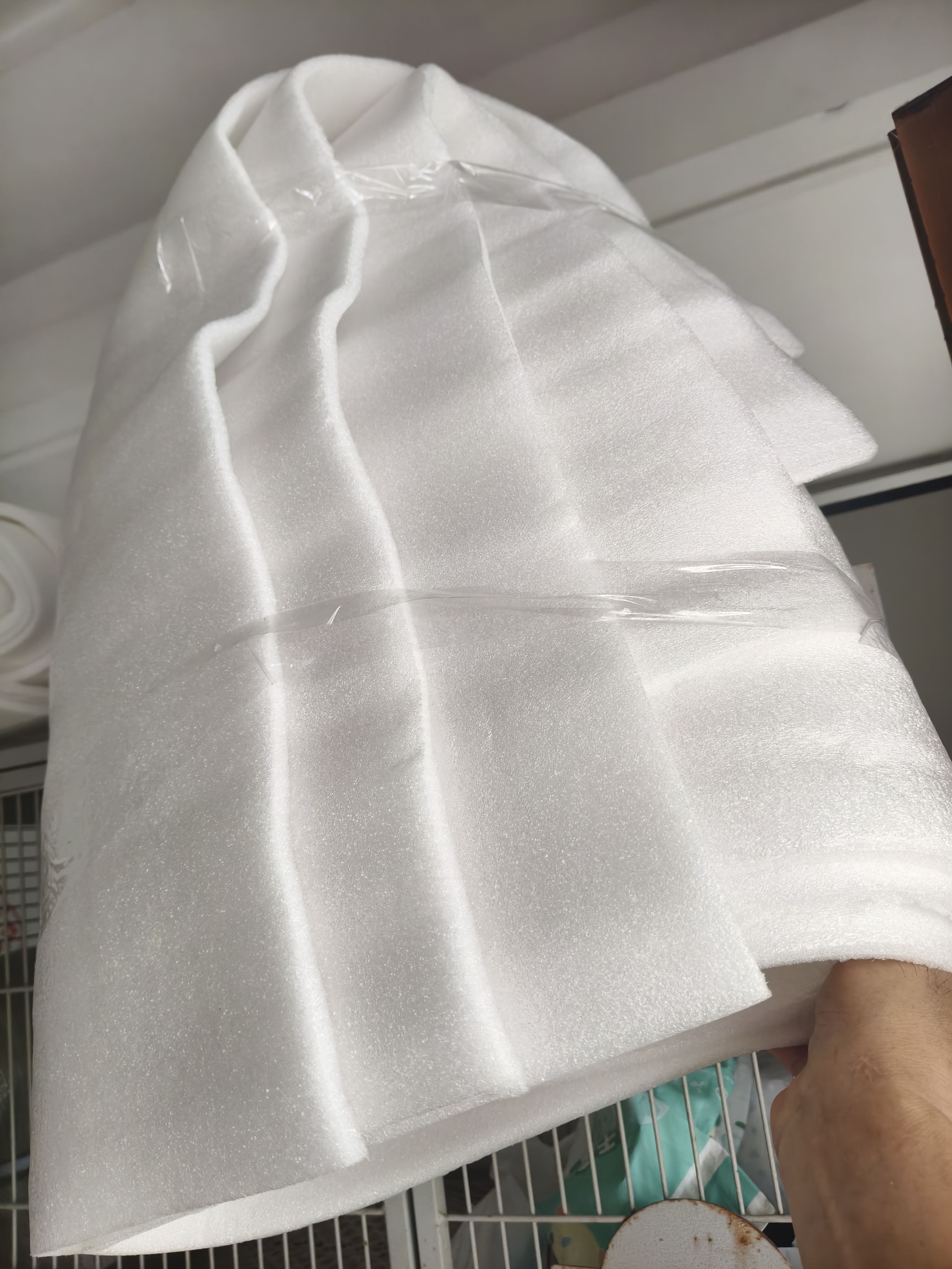 漫德莱epe珍珠棉泡沫板高密度泡沫垫子包装防震打包材料快递减震泡沫填充物海绵泡沫块加厚防撞板100*100*厚1cm三张 实拍图