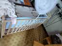 优乐博（ULOP）婴儿床实木无漆可移动拼接宝宝床多功能带尿布台新生儿bb摇摇床 婴儿床[送皇冠5件套+蚊帐+棕垫] 实拍图