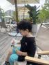 嘟嘟家宝宝短裤多巴胺夏季儿童凉风裤男童裤子防水女童休闲裤 水蓝色100 实拍图