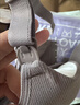 婧麒（JOYNCLEON）哺乳文胸孕妇内衣怀孕期哺乳薄款喂奶文胸产后前开扣无钢圈托聚拢 灰色3128【薄款透气聚拢】 85B 实拍图