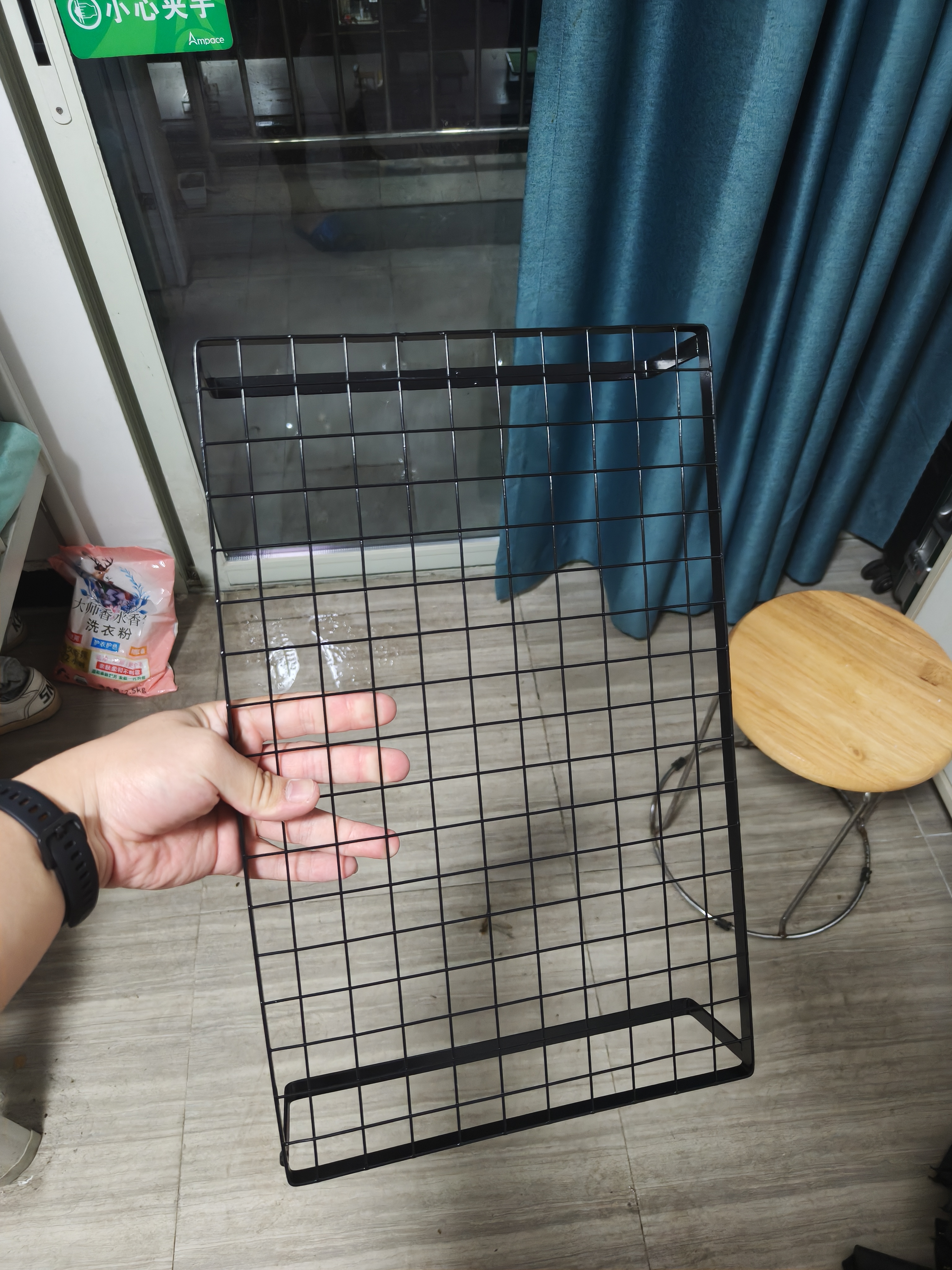 木格格电脑支架笔记本支撑架烧烤架家用台式显示器散热架桌面增高架托架 黑色中号（标准款） 实拍图
