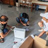 美的（Midea）净水器机家用厨房下式直滤净饮机自来水前置过超滤器机鲜矿MAX华凌 MU151-4 实拍图