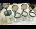 欣美雅（xinmeiya）厨房玻璃调料盒套装家用组合装调料瓶子油盐酱醋盐罐子油瓶大容量 雅致灰调味500ml*3+油壶*1+标签 实拍图