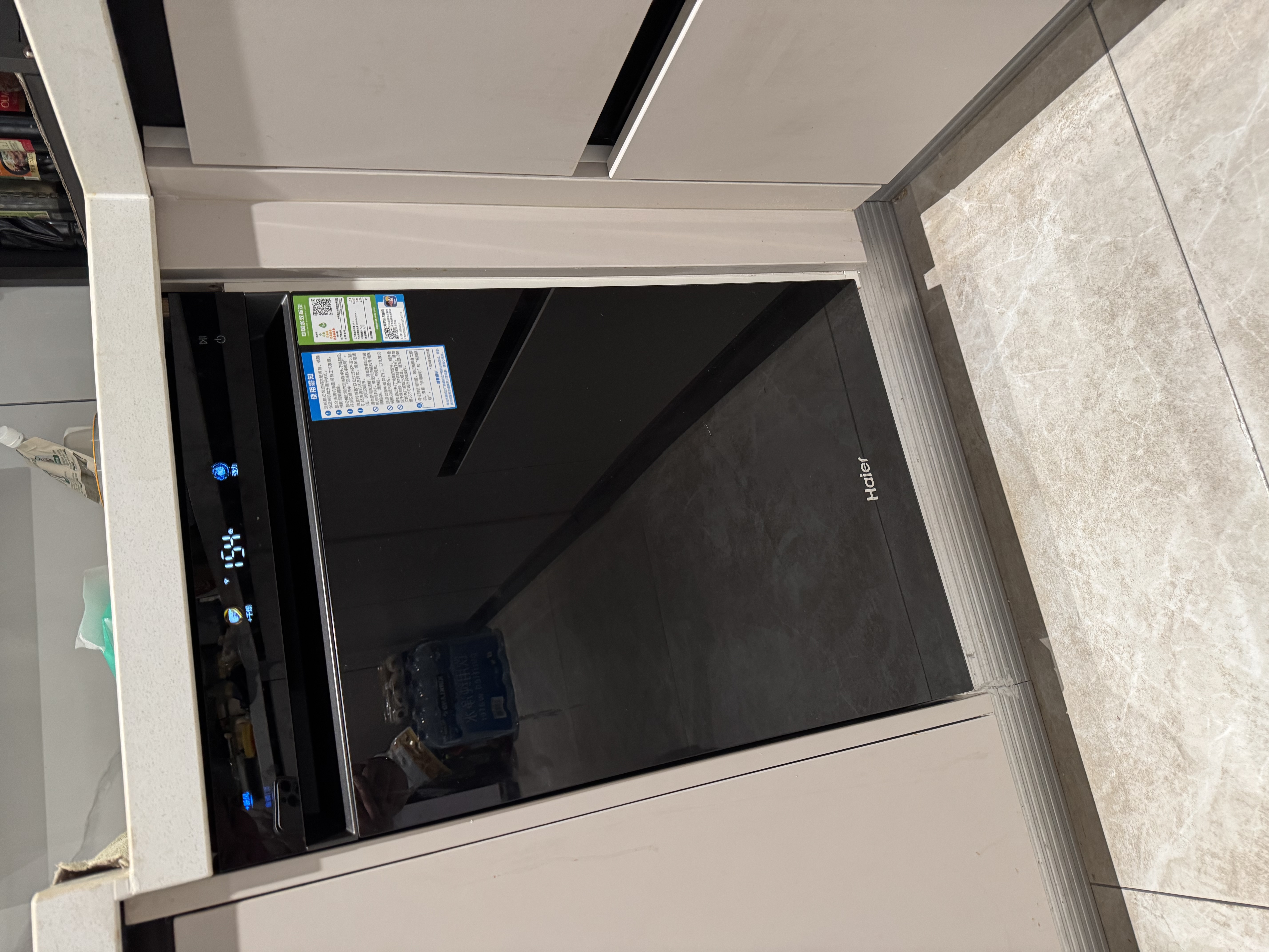 海尔小蛮腰X11Pro洗碗机嵌入式中型115升大容量双面洗45cm超窄分区洗一级水效10天净存自动开关门 【14套大容量10天净存】X11Pro 【品质款】自由嵌小户型系列 实拍图