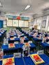 梓晨小学生桌布桌罩课桌套罩学校教室长方形学习桌专用蓝色桌套书桌垫 实拍图