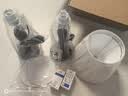 梵帝莱 现代中式简约实木台灯卧室床头灯创意书房主卧桌面装饰复古台灯 米白麻布罩【配顶盖】 调光开关+7瓦三色可调光LED灯泡 实拍图