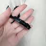 京莹天然黑曜石本命佛吊坠男女款护身符守护神项链送男女友生日礼物 实拍图