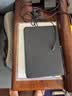 毕亚兹适用ipad 10.2英寸保护套 2021年9/8/7代 通用苹果平板电脑三折支架 智能休眠保护壳 PB179金刚黑 实拍图