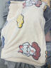 南极人（Nanjiren）冬季牛奶绒四件套加厚珊瑚绒被罩双面法兰绒床上用品加绒被套罩 橘子花【双面加绒】BBYL 1.8m床四件套 床单款 -被套200x230cm 实拍图