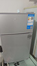 奥克斯小冰箱家用小型迷你冷藏冷冻两用出租房宿舍用节能省电寝室办公室电冰箱 【净化去味】126银色【高效保鲜 铜管速冷】22L 实拍图