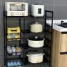 全品屋厨房置物架落地多功能用具层架收纳家用水果蔬菜篮子储物货架348 实拍图