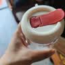 炊大皇高颜值玻璃水杯2026新款女生学生耐高温带吸管600ml（彩色泡泡） 实拍图